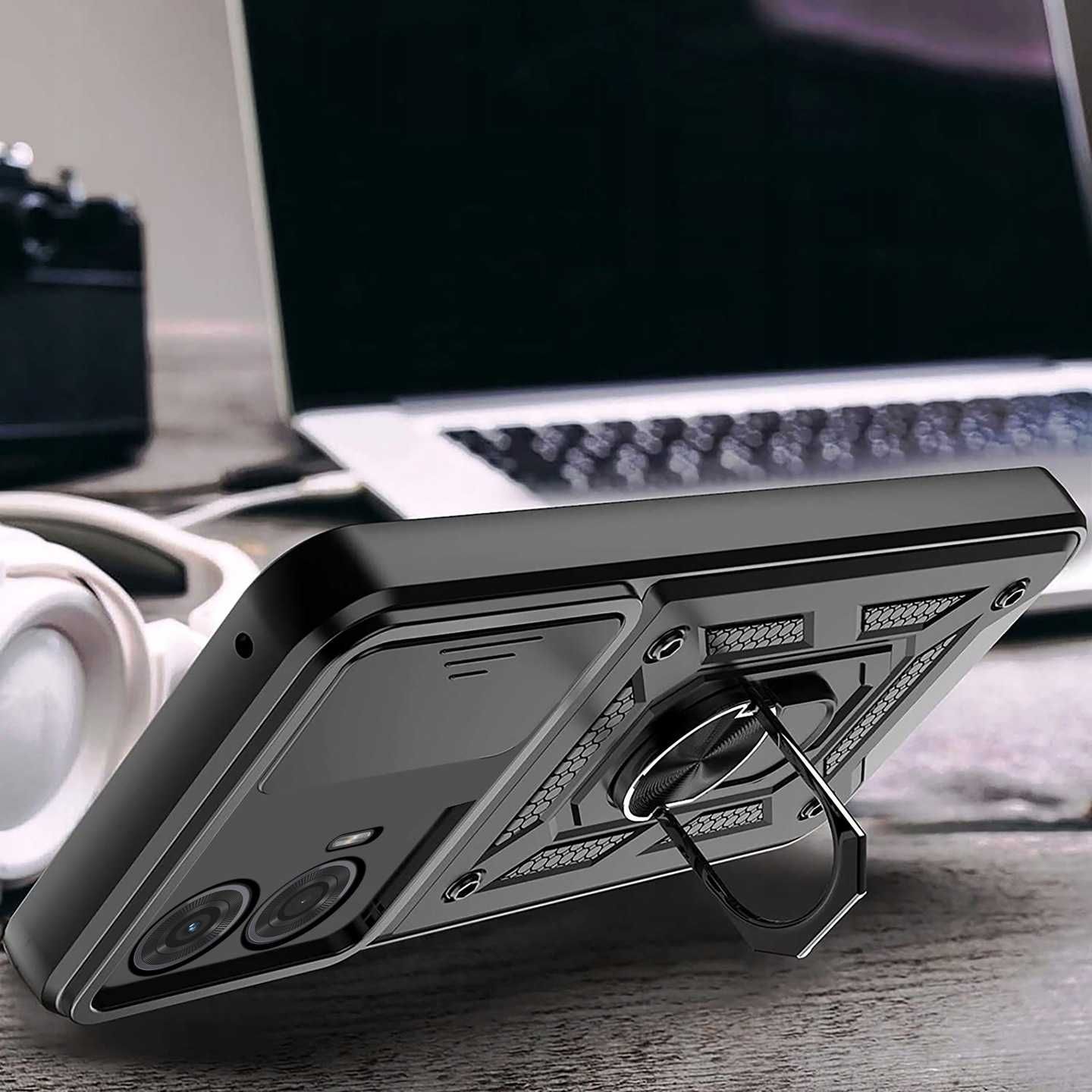 Etui Pancerne do Motorola Moto G04 + Szkło Hartowane
