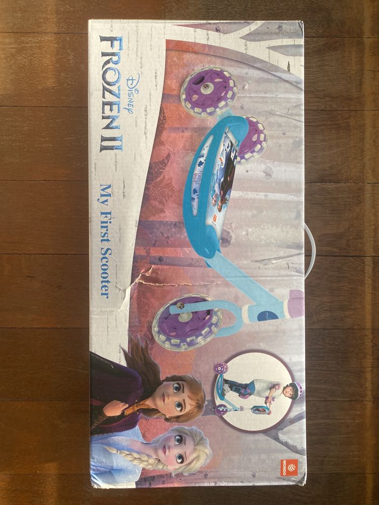 Trotinete 3 rodas frozen