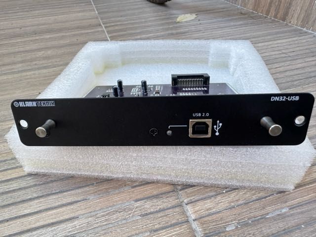 BEHRINGER X Madi card X32, Klark Teknic DN 32 -USB, Yamaha AES/EBUMY16