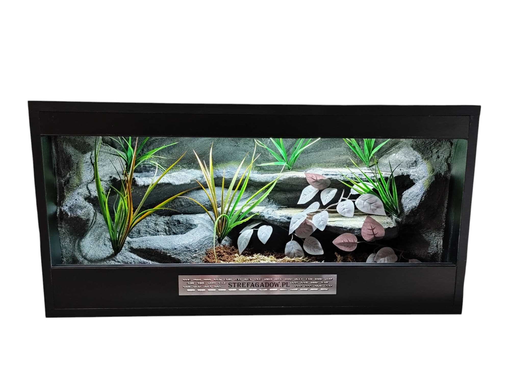 Terrarium tropikalne nr742 80/40/40 dla węża boa pyton DOSTĘPNE