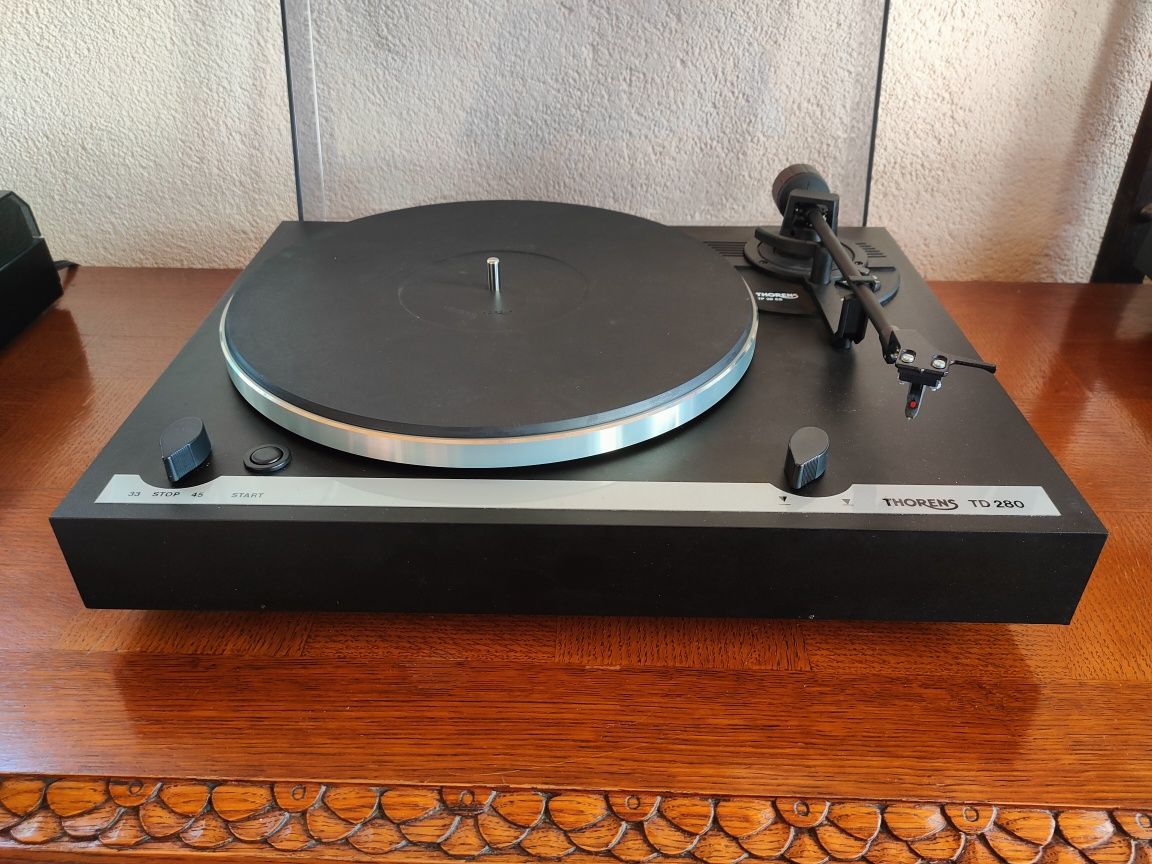 Gramofon Thorens td 280 po serwisie i kalibracji z wkładką ortofon.
