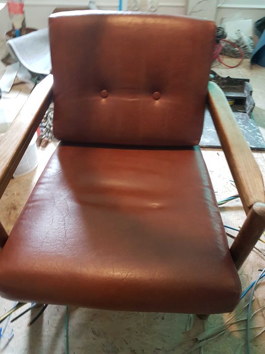 Drewniane fotele PRL, u  Vintage