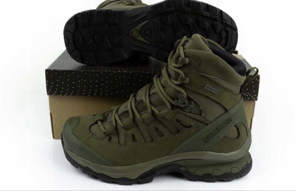 Берцы salomon ботинки forces 2 quest 4d gore-tex олива новые хаки