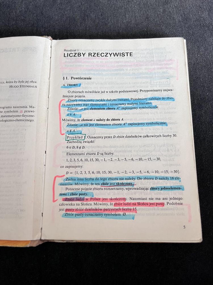 Algebra , dla klasy I , liceum ogólnokształcącego