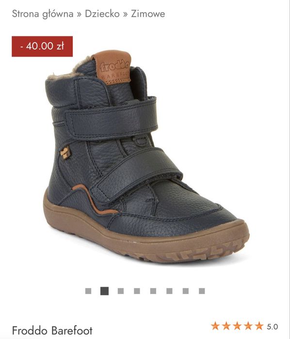 Śniegowce ocieplane Froddo Barefoot Tex Winter r. 25