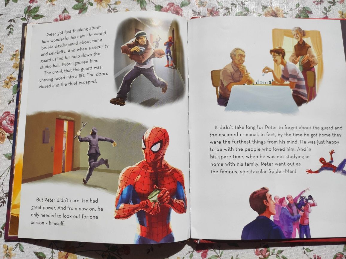 Książka dla dzieci Spider-Man Magical Story po angielsku