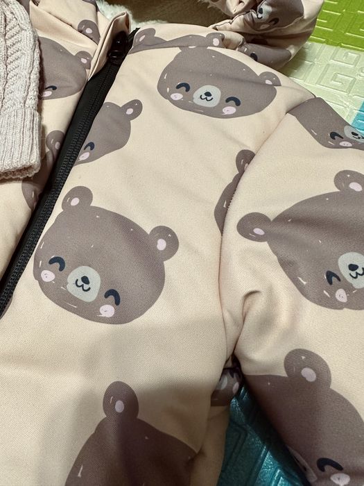 Зимовий дитячий теплий комбінезон