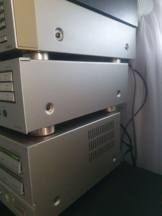 Wieża stereo Onkyo Integra srebrna