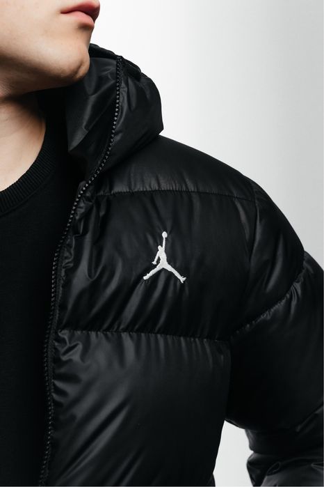 Пуховик Air Jordan Brooklyn Black/ чоловічий пуховик джордан/ куртка