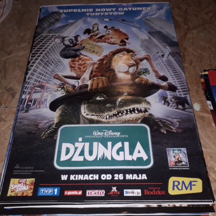 Plakat Filmowy Dżungla kinowy plakat, UNIKAT