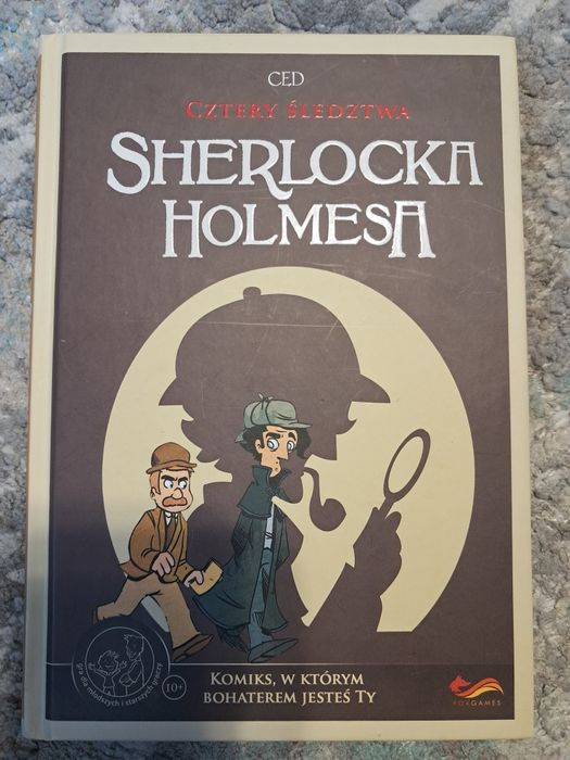 Komiks paragrafowy Cztery śledztwa Sherlocka Holmesa