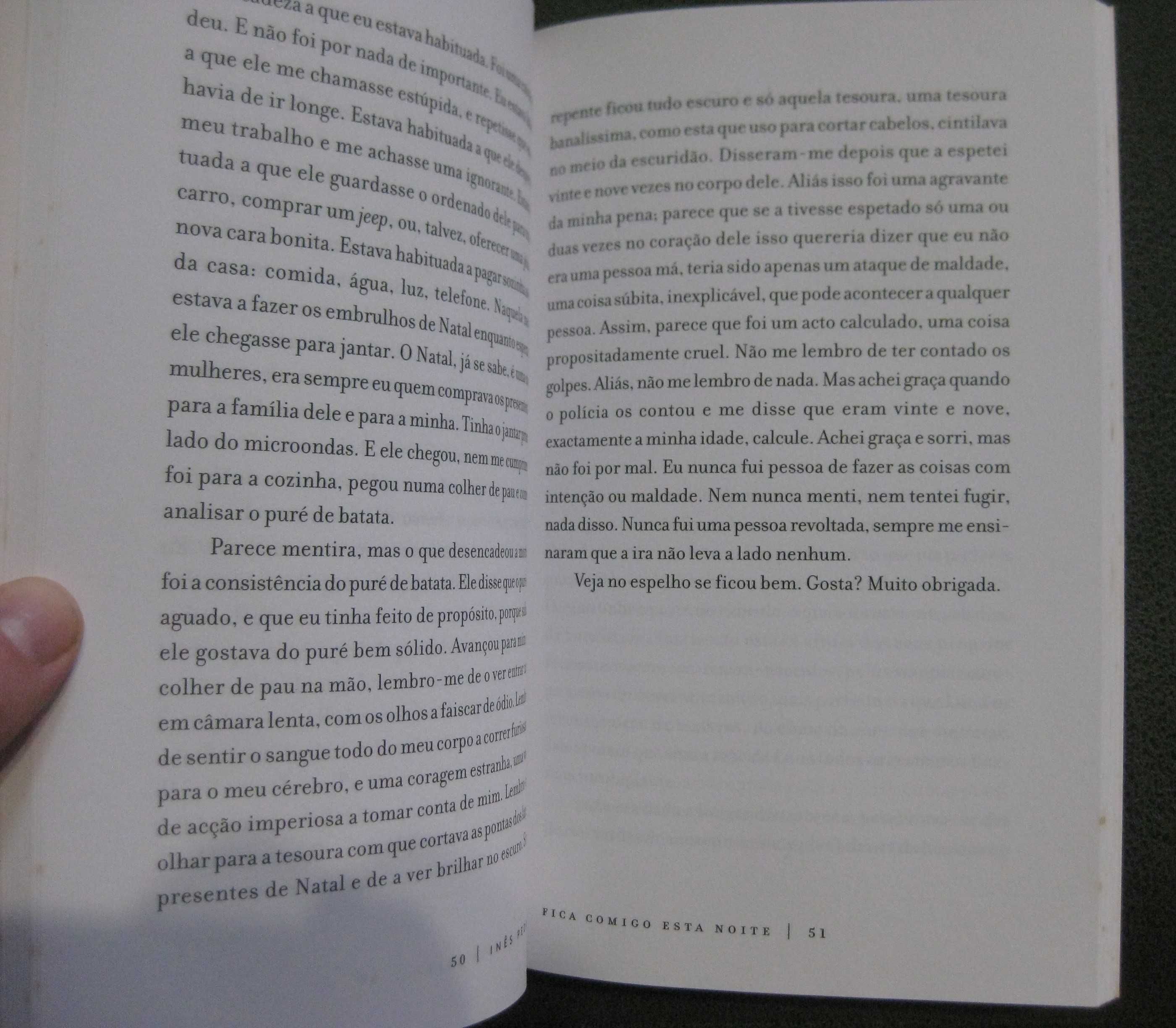 Fica Comigo Esta Noite de Inês Pedrosa