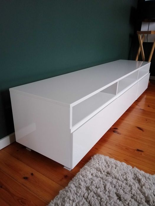 Szafka RTV biały połysk