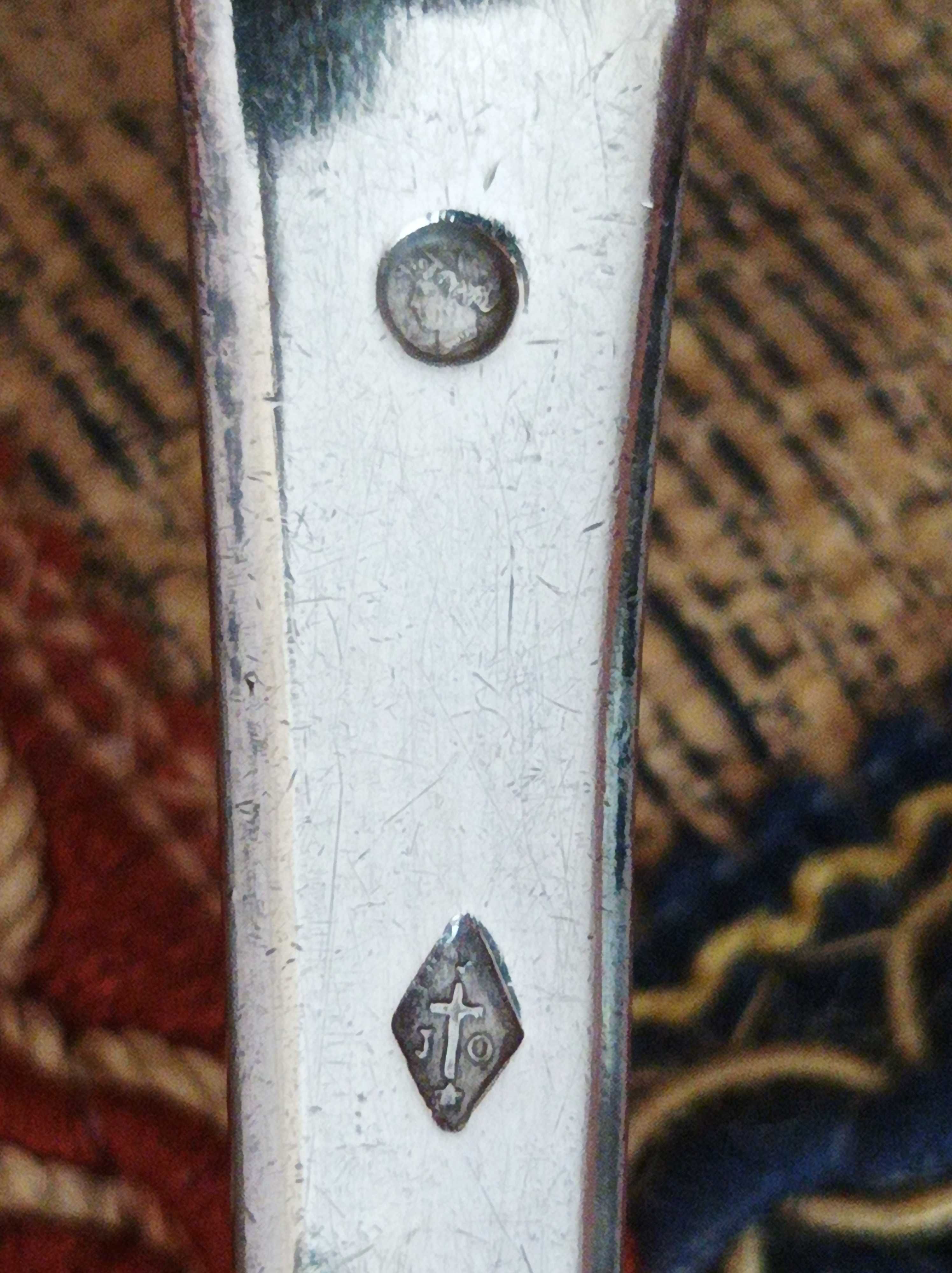 Chochla- łyżka wazowa srebro Pr 950 Vieillard 1809 rok XIXw 217 gr