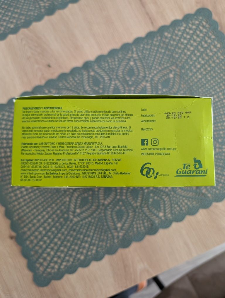 Herbata ziołowa odchudzająca Plan 30 Días