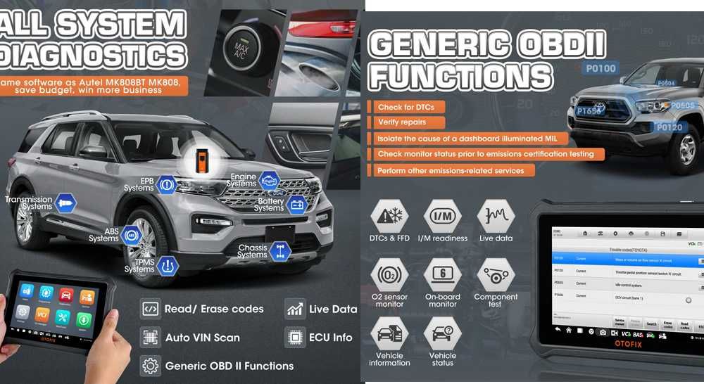 Autel OTOFIX D1 Lite KIT Máquina Diagnóstico OBD 36 Funções (NOVO)