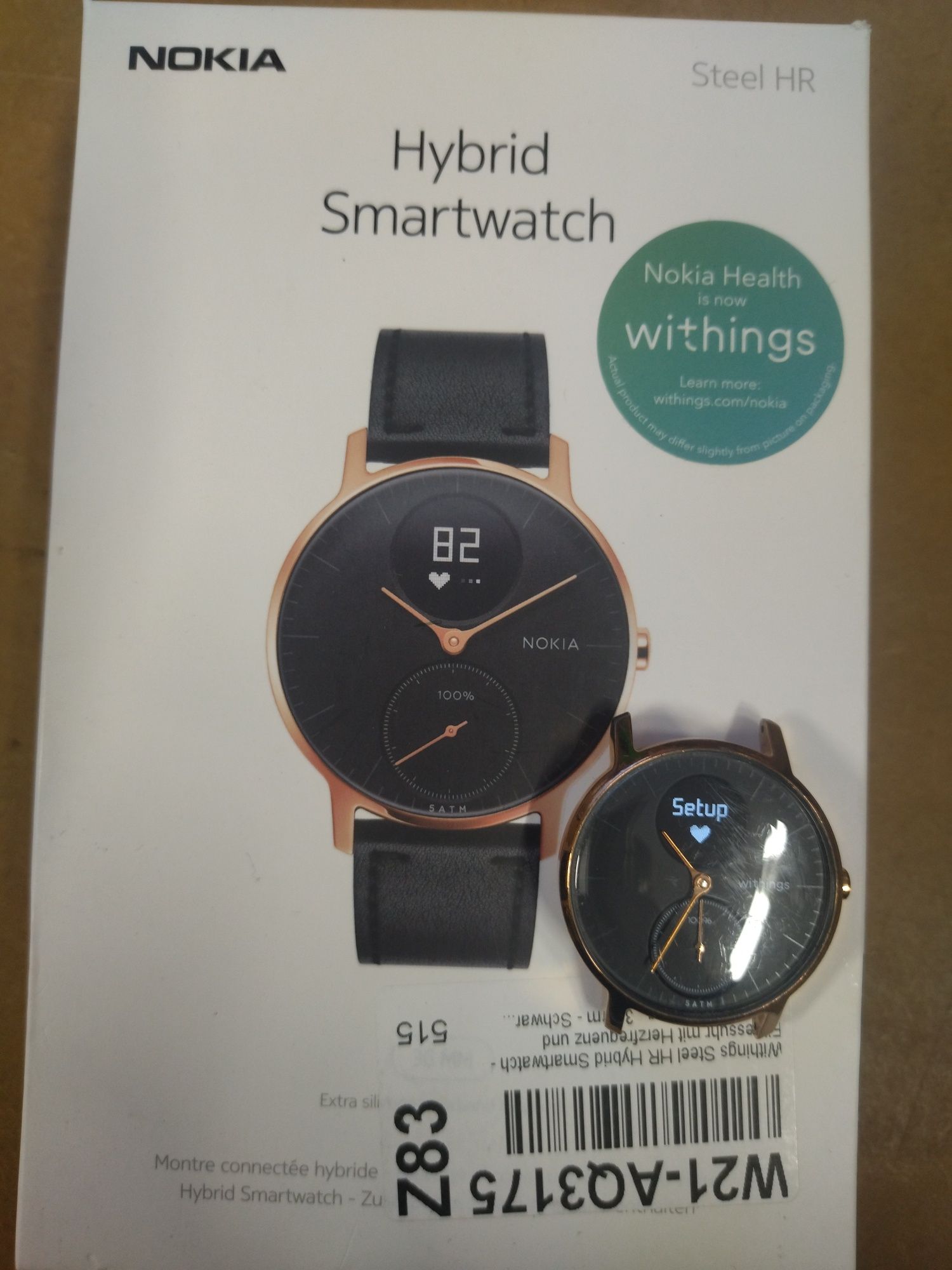Smartwatch Withings steel HR D2 (v13)