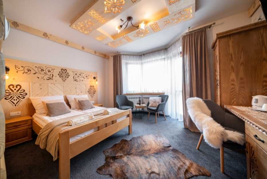 Apartament pokój z widokiem na góry balkonem atrakcje dla dzieci