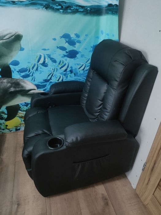 Fotel z masażem na gwarancji