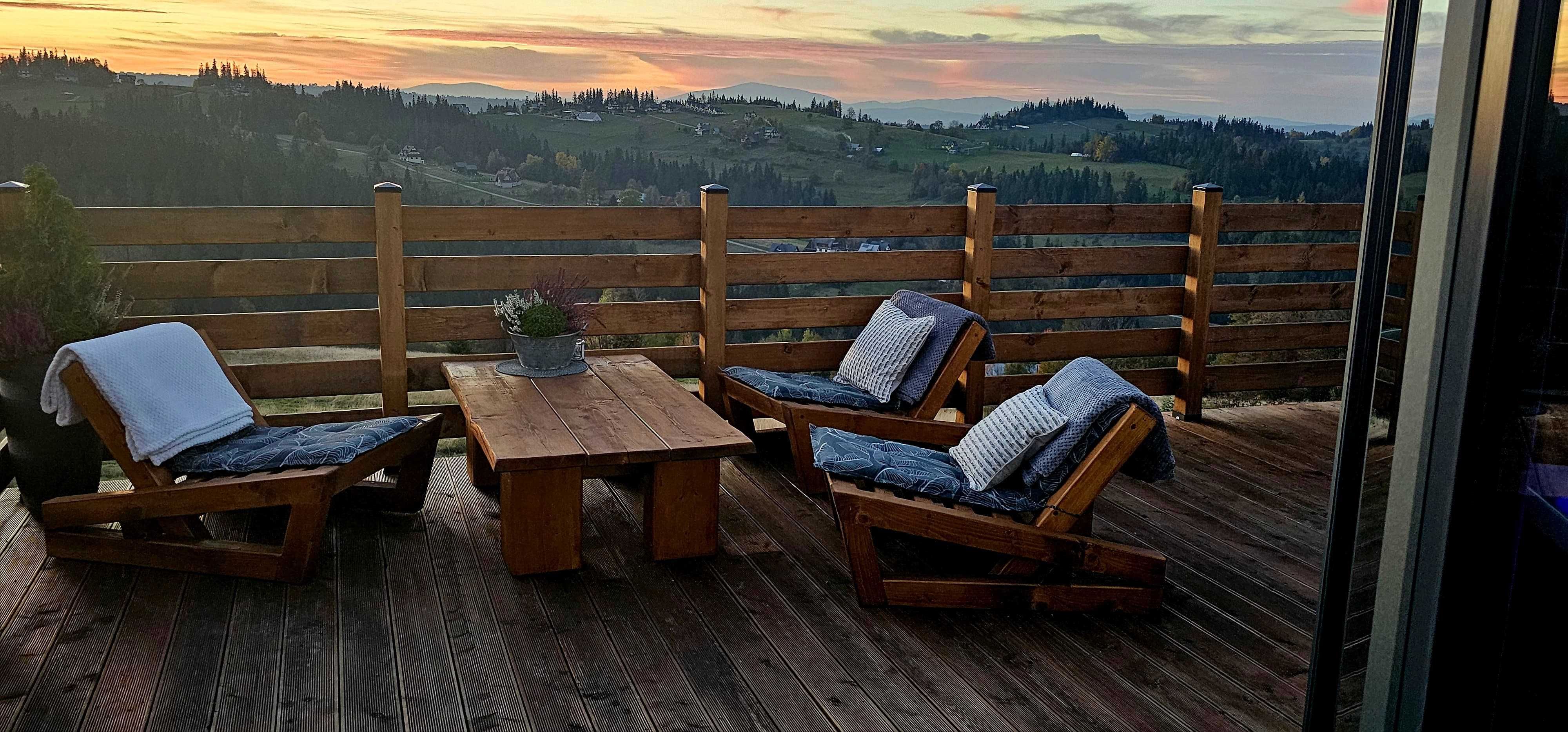 Domek Glamping z jacuzzi w środku niezapomniany nocleg w górach