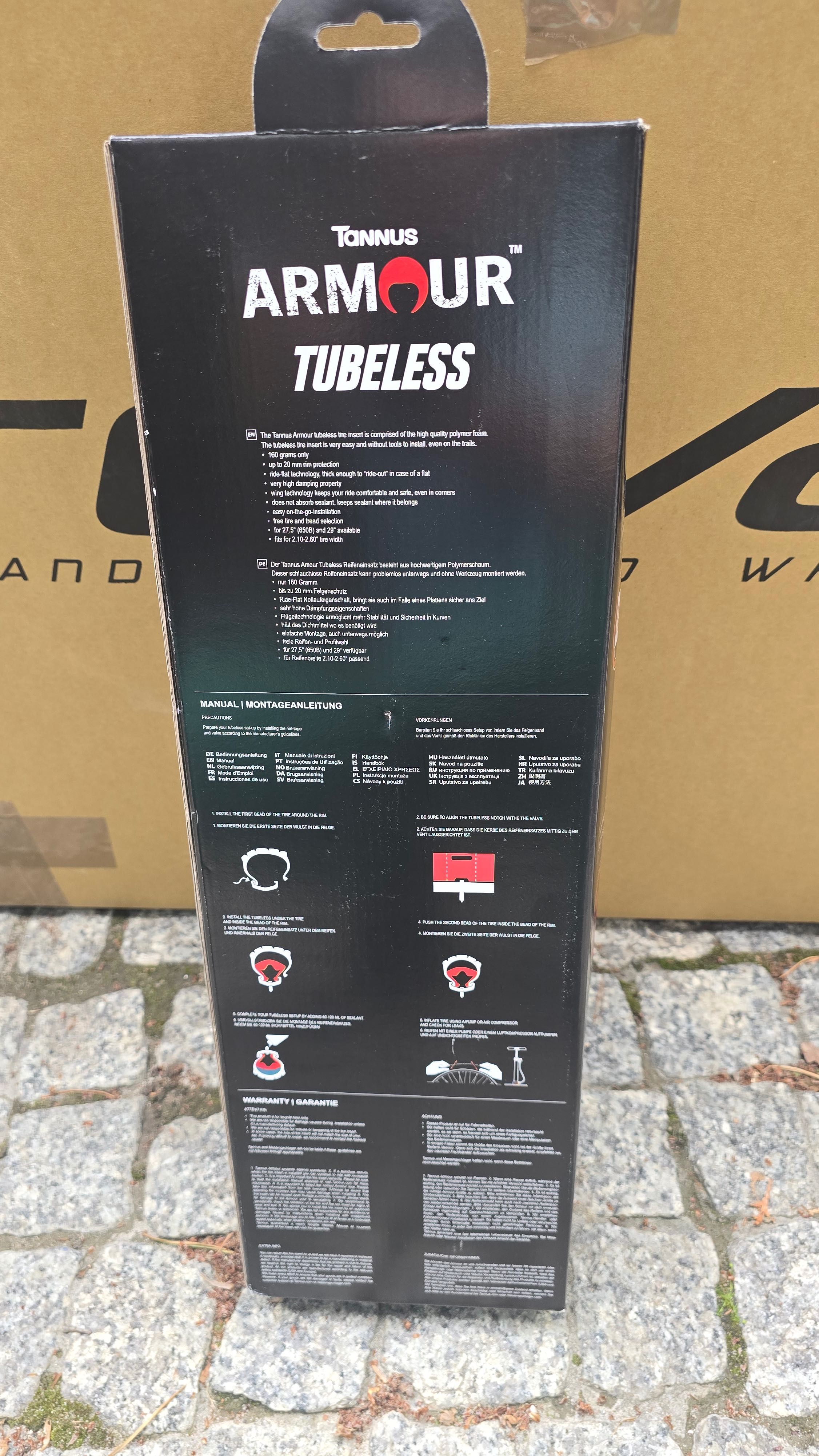 Tannus Armour Tubeless pianka / wkladka antyprzebiciowa. MTB XC - 29"