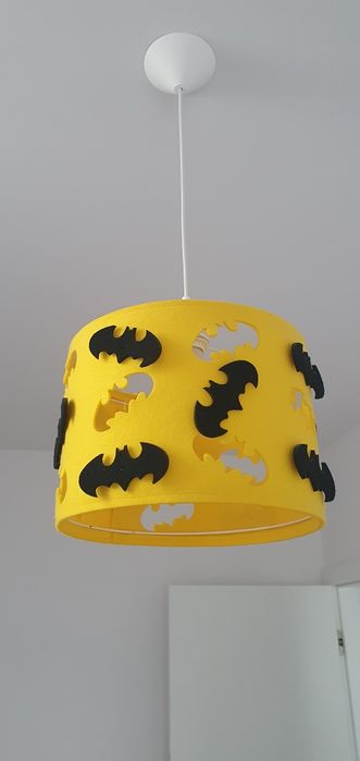 Lampa wisząca sufitowa i stojąca Batman zestaw 2szt.