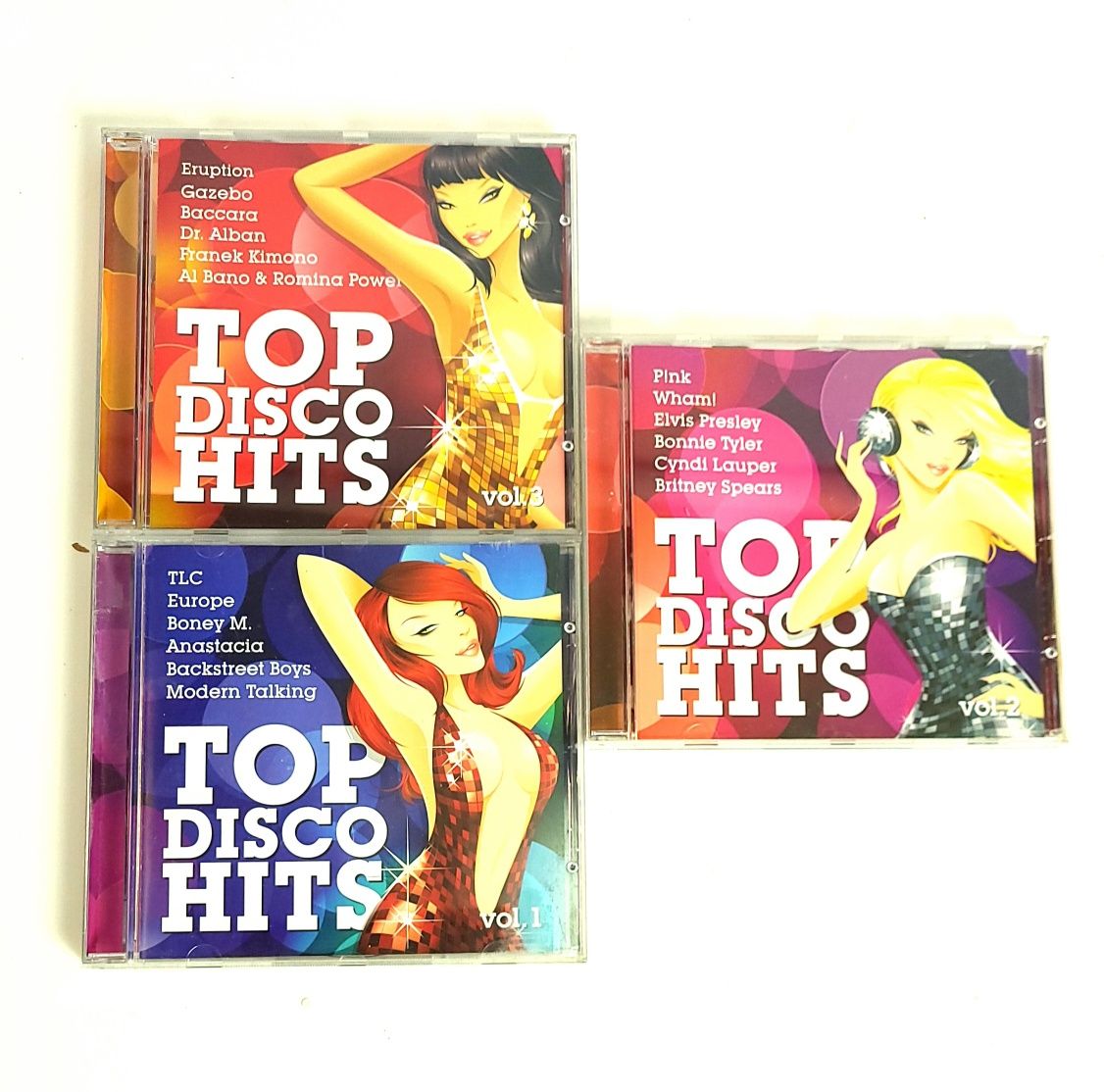 Komplet 3 płyt cd Top Disco Hits vol. 1-3