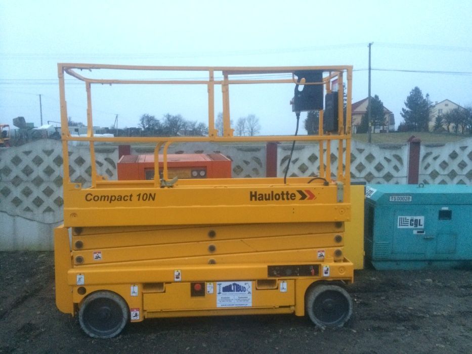 Wynajem podnośnika zwyżka 10 metrów HAULOTTE JLG GENIE MANITOU