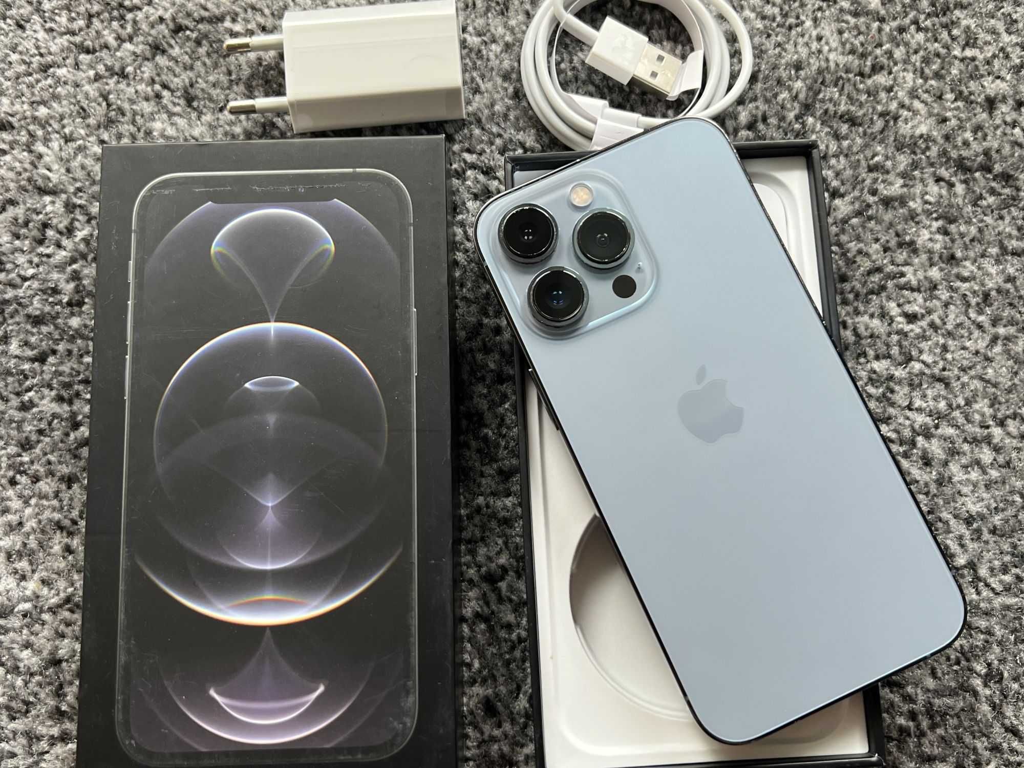 iPhone 13 Pro 512GB SIERRA BLUE NIEBIESKI Pacific Bateria 97% Idealny