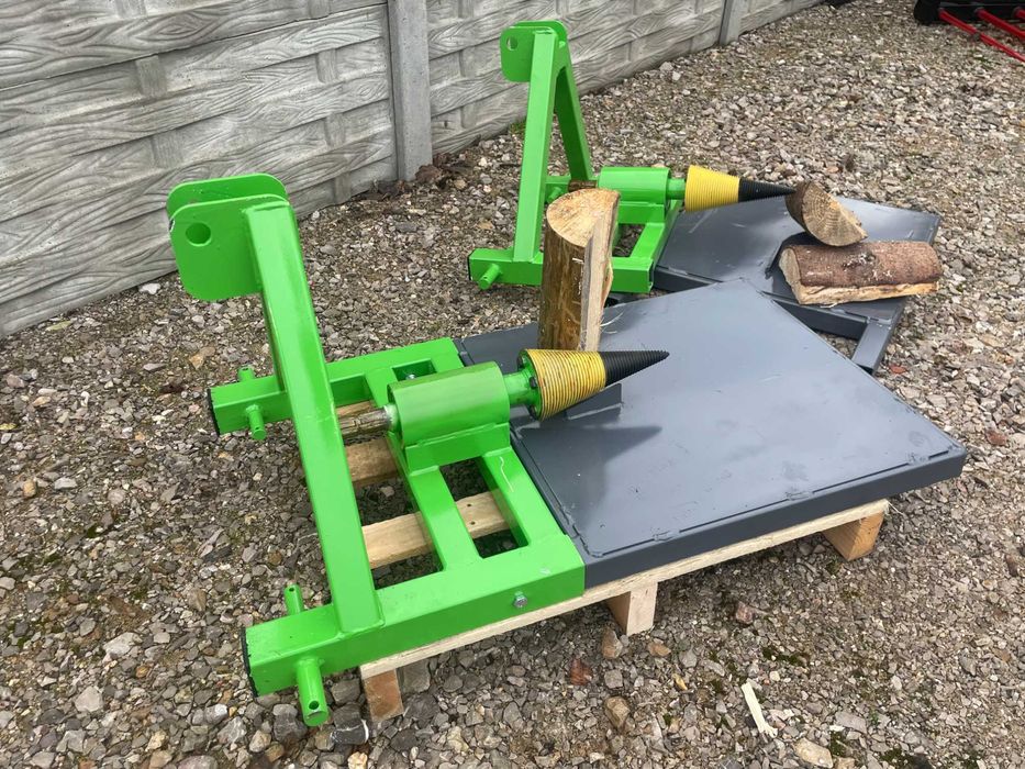 ŁUPARKA świdrowa stożek do drewna 120mm do ciągnika na TUZ