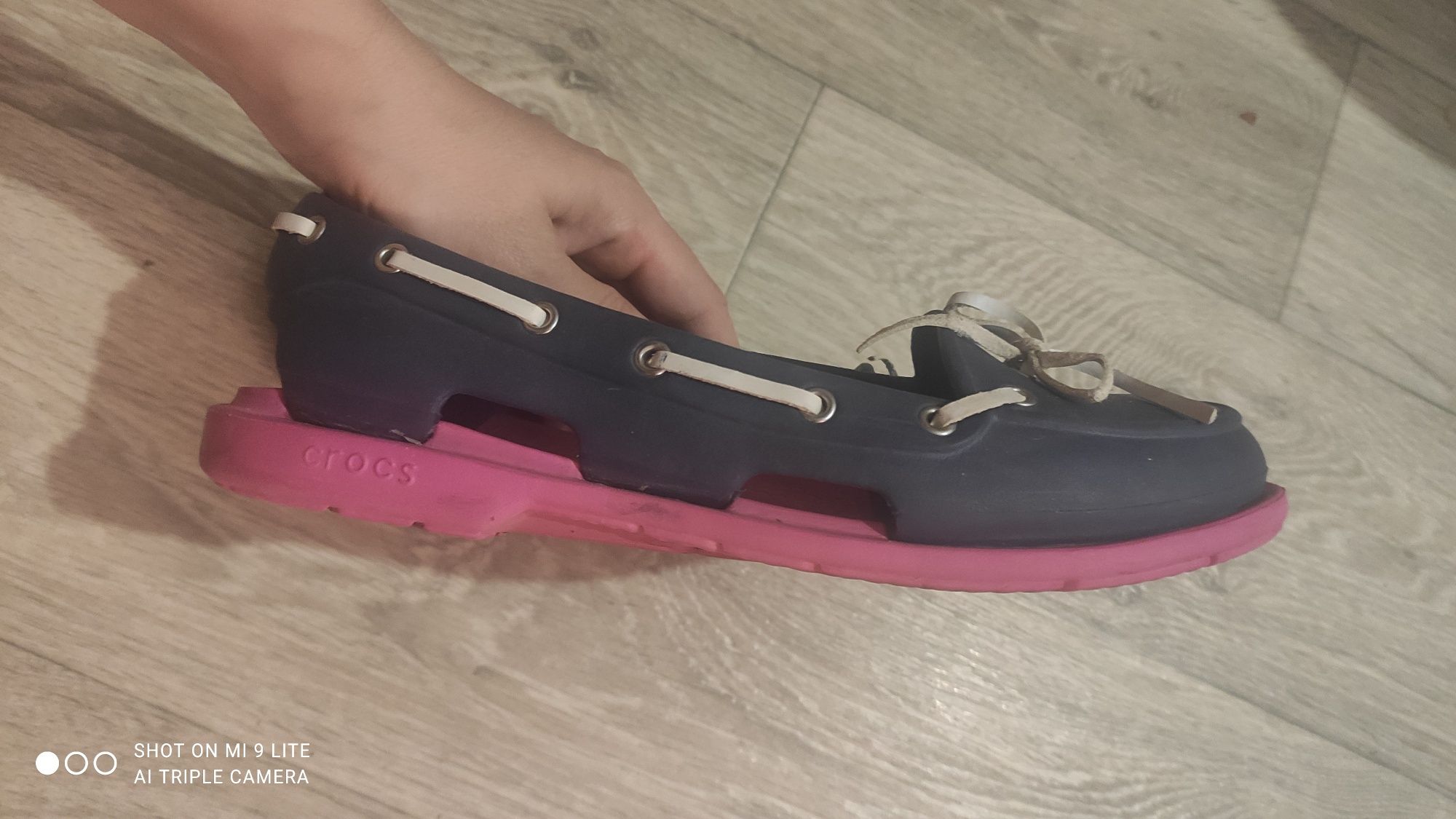 Жіночі мокасини топсайдери Crocs