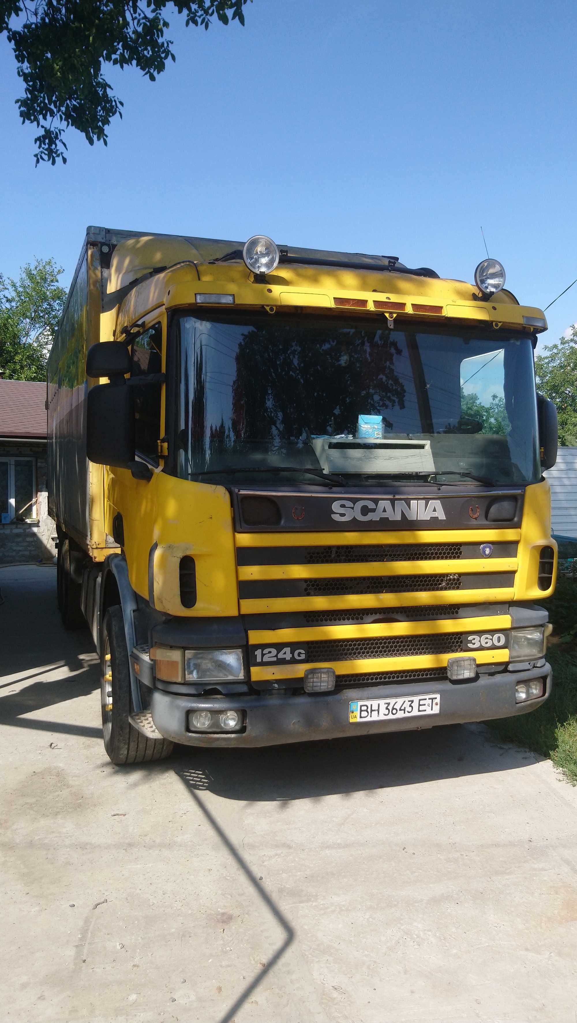 Scania 360 124G 16 тонник, ленивец спарка