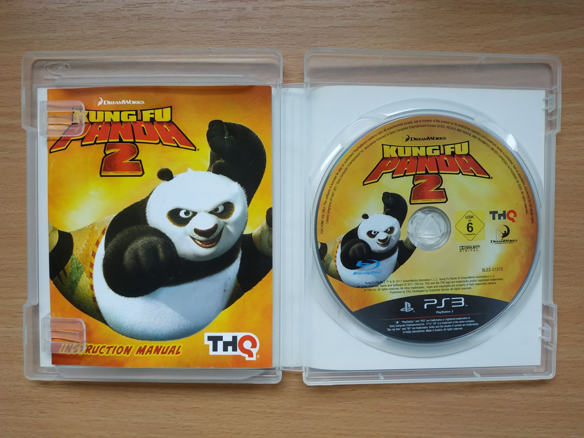 Kung fu panda 2,gra na PS3, stan bardzo dobry, możliwa wysyłka