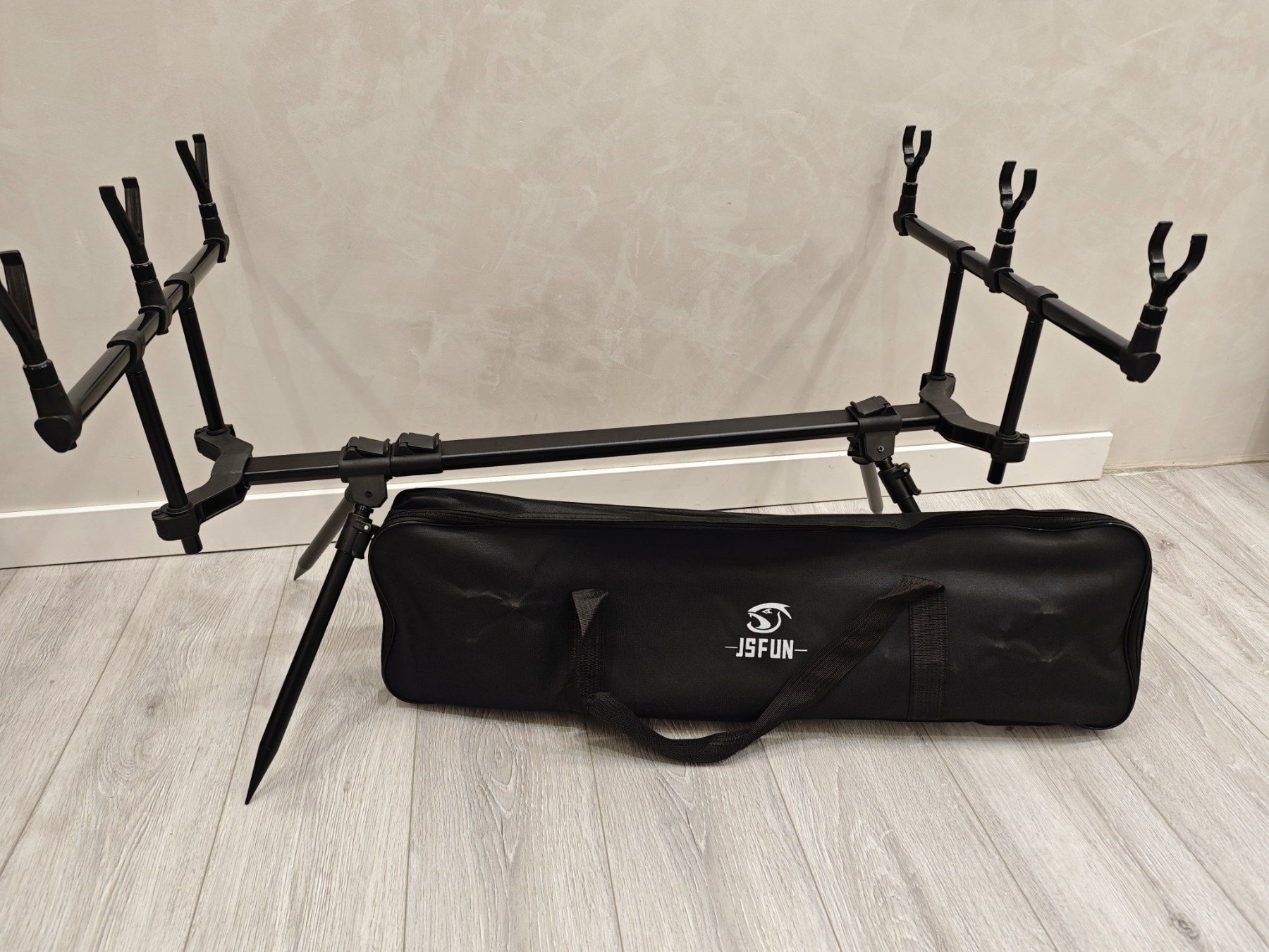 Род-под JSFUN Carp Rod Pod Set на 3 вудлища з телескопічними ніжками