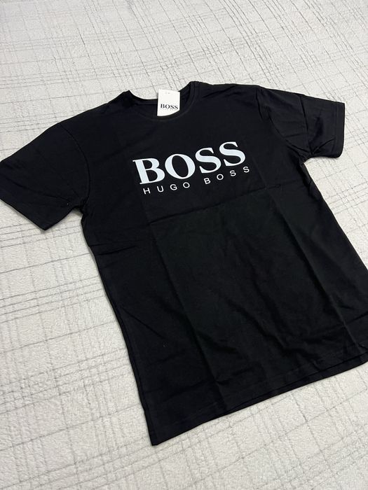 Koszulka T-shirt bawełniany boss czarny M L XL XXL