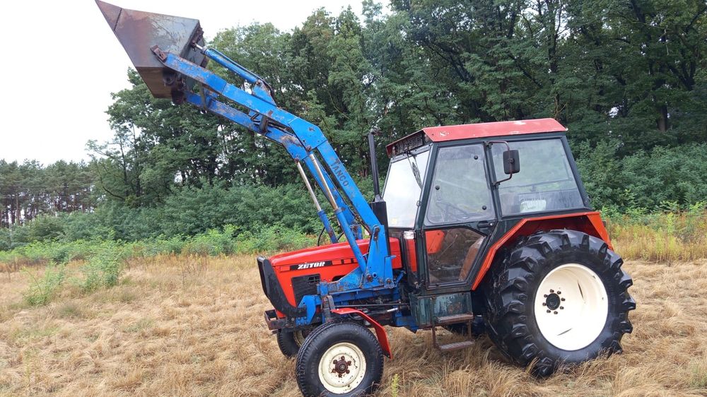 7711 zetor części silnik kabina koła ładowacz most skrzynia części