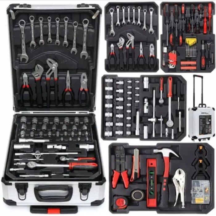 Професійний набір інструментів Tools Set KRAFFTEC у валізі .