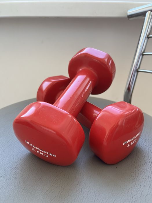 Гантелі прогумовані по 3,5 кг пара