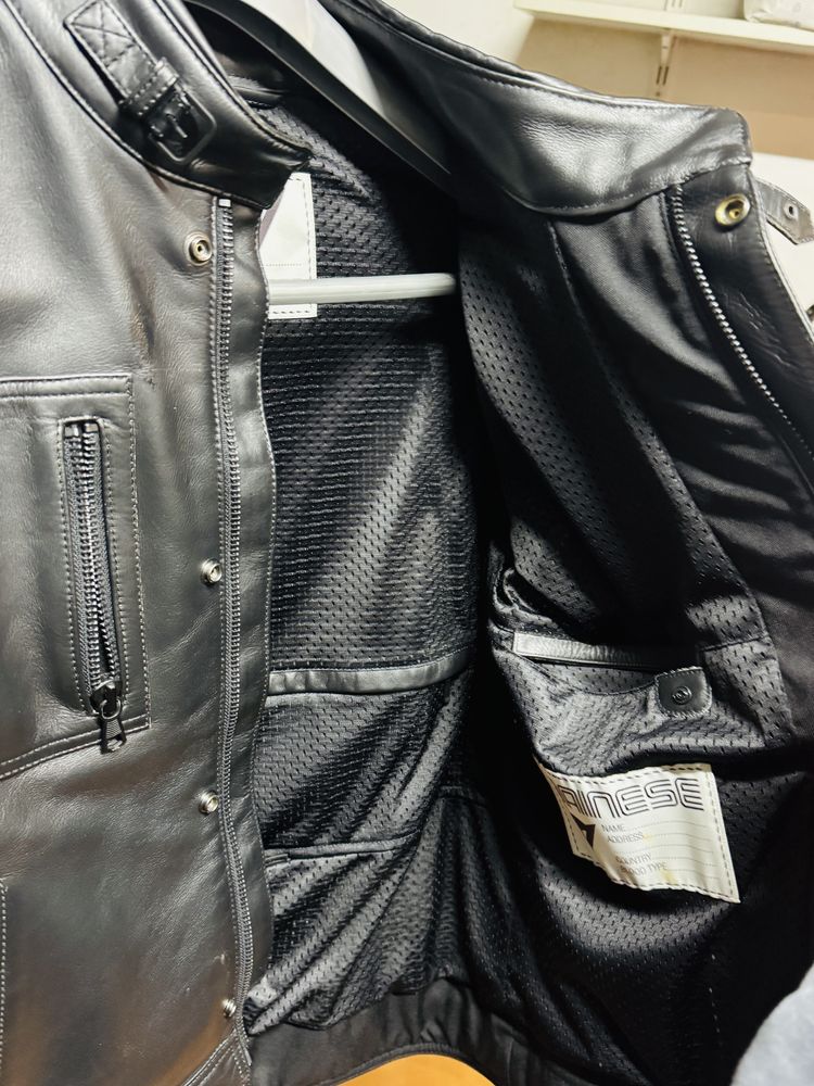 Casaco dainese atlas couro pteto n.48