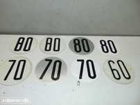 Placas de identificação de velocidade