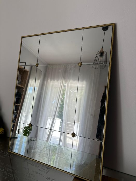 Espelho dourado 90x70