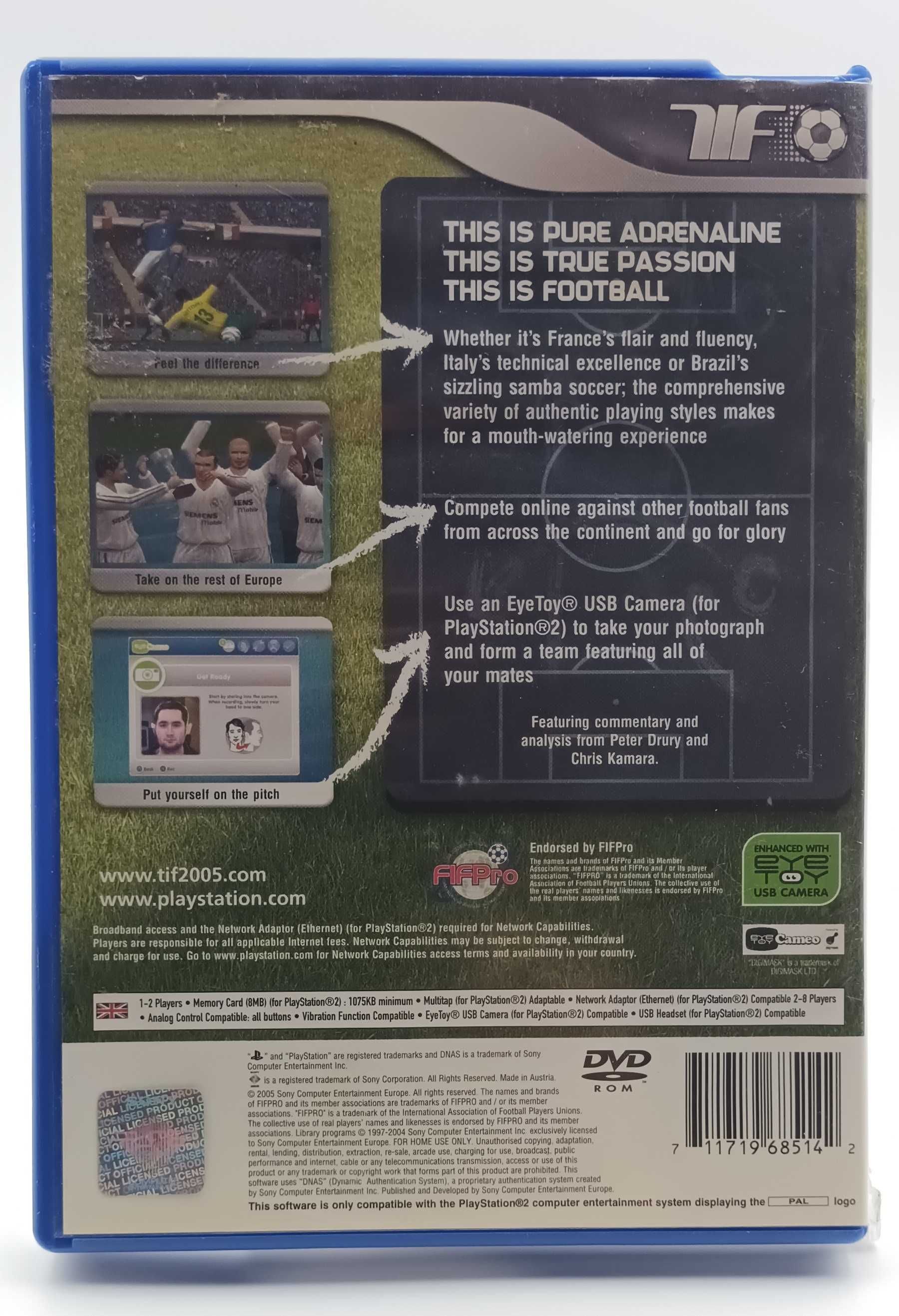 This is Football 2005 PS2