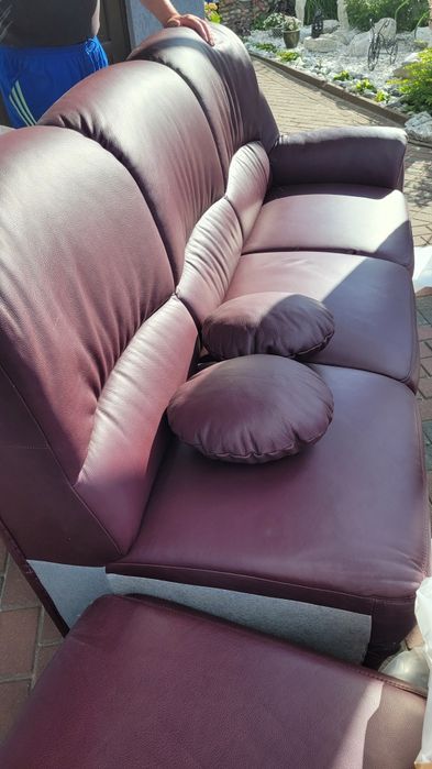 Narożnik NOWY że skóry naturalnej