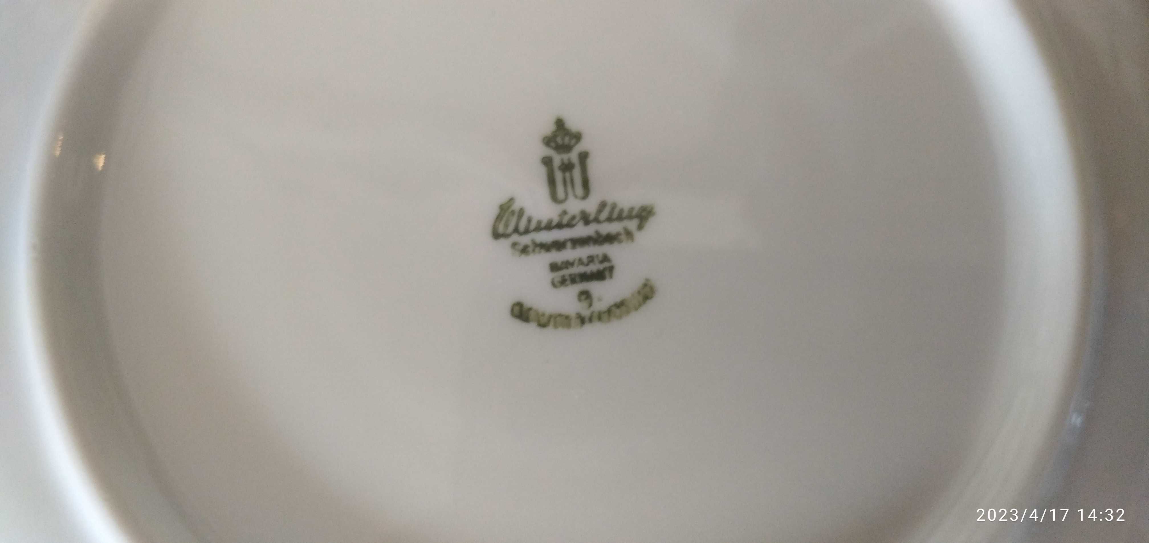Porcelana Winterling filiżanki wraz z talerzykami