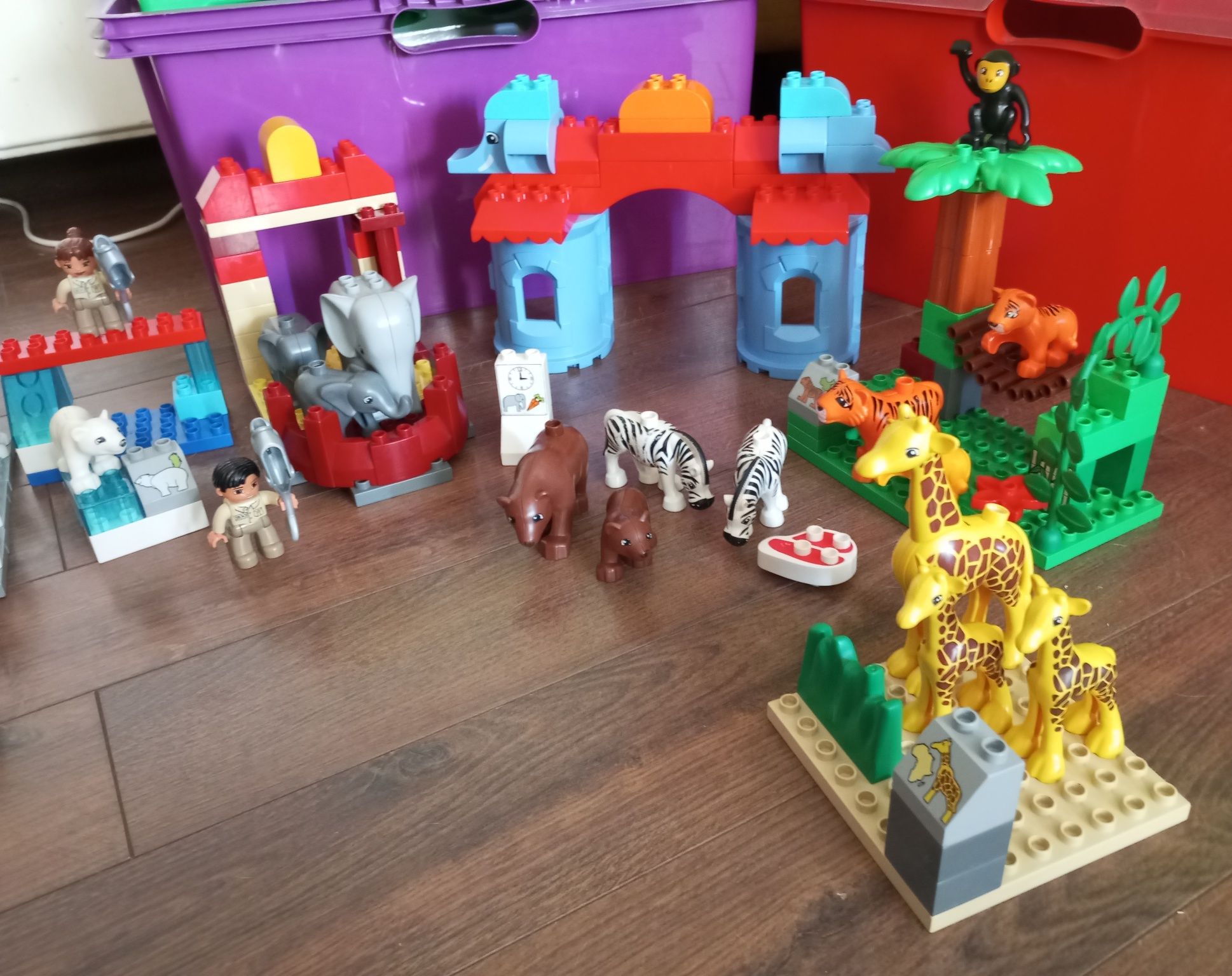 Mega zestaw Lego Duplo ZOO zwierzęta kilka zestawów