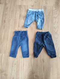 Ubranka, spodnie chłopięce r. 62-68