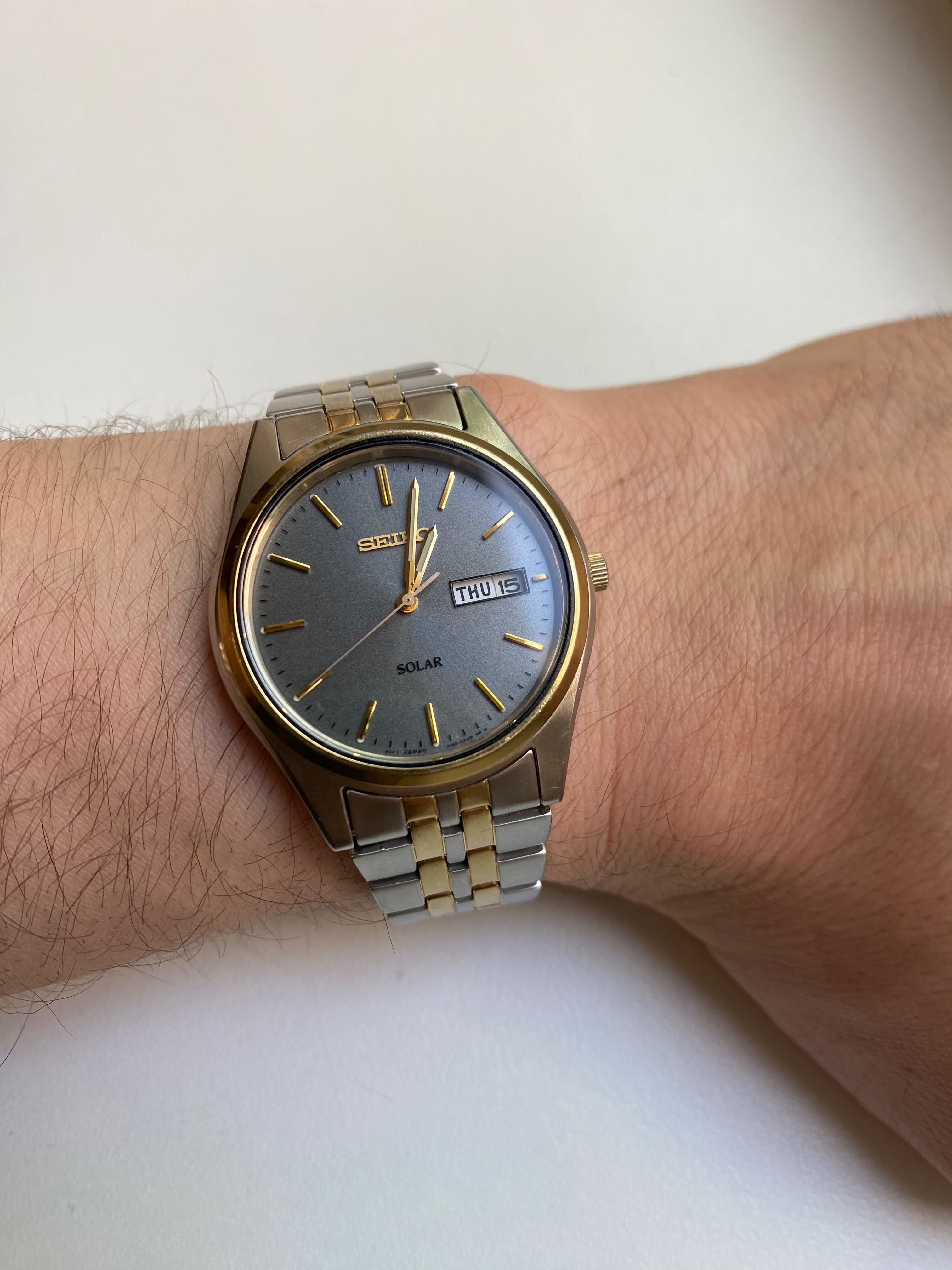 Seiko SNE 042 Solar годинник чоловічий