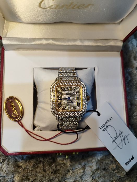 Cartier santos diamante