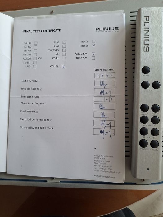 Plinius cd 101   whathifi 5*