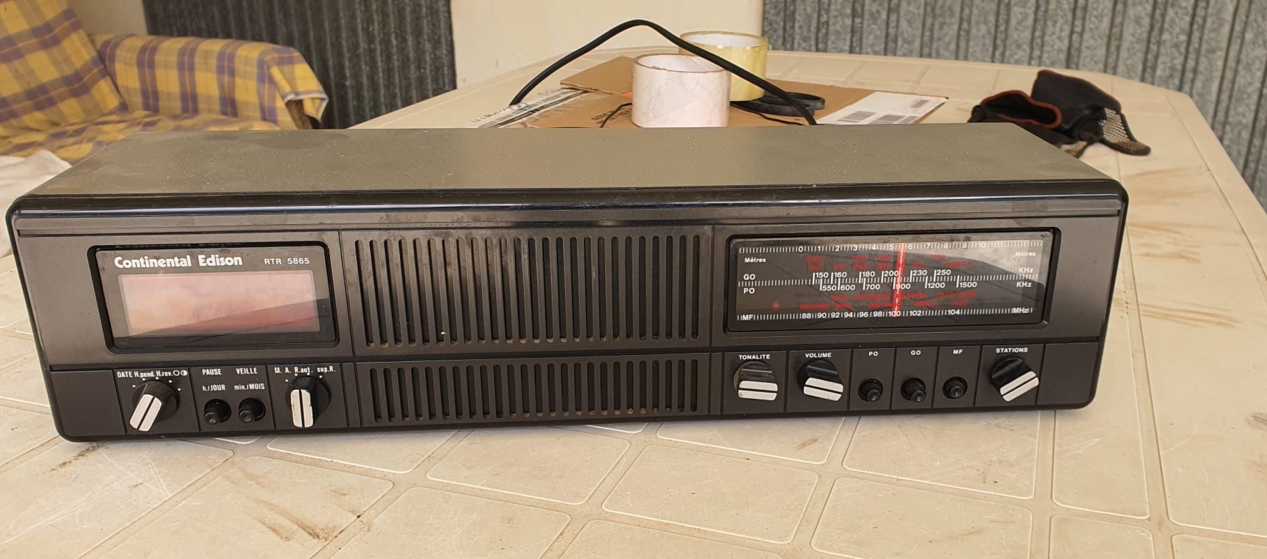 Radio antigo - Continental Edison RTR5865